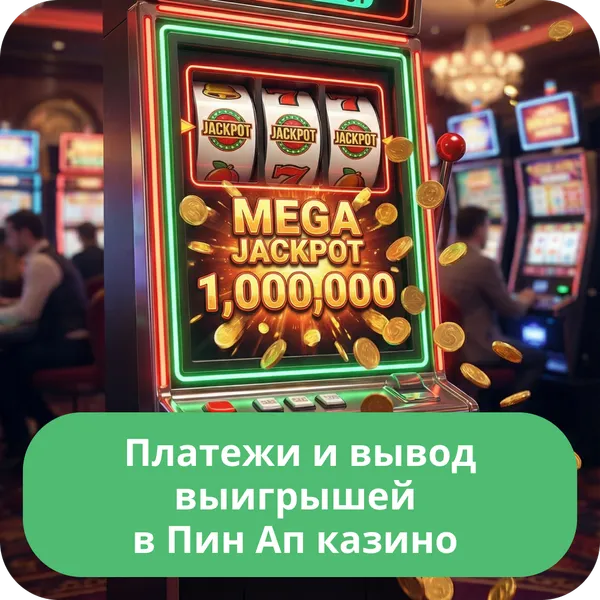 Платежи и вывод выигрышей в Пин Ап казино